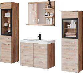 Badmöbel-Set WELLTIME "MADRIT", braun