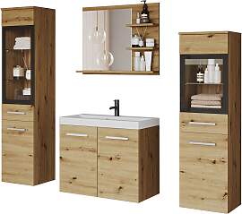 Badmöbel-Set WELLTIME "MADRIT", braun