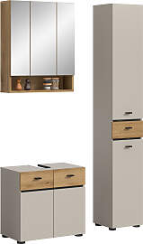 Badmöbel-Set WELLTIME "VANN, 3-teilige