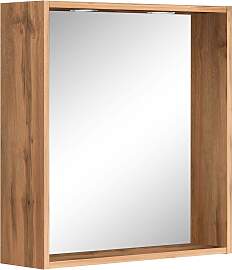 Badspiegel WELLTIME "Davos", braun