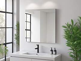 Badspiegel WELLTIME "Florenz", weiß,