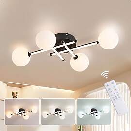 Baerolc LED Deckenleuchte Dimmbar 3000K-6000K, 4