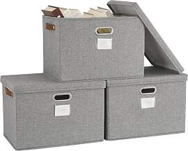 Bagnizer 3PCS Aufbewahrungsbox mit Deckel Faltbare 