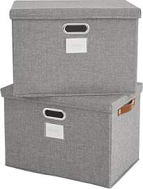 Bagnizer Aufbewahrungsboxen mit Deckel Faltbare