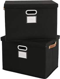 Bagnizer Aufbewahrungsboxen mit Deckel Faltbare