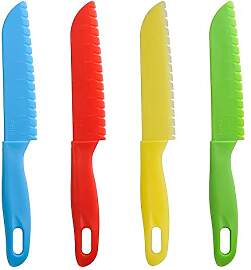 BaiJ Kunststoff Küchenmesser Set,4er Pack