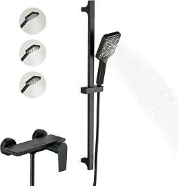 BAITUJIE Badewannenarmatur Schwarz, Armatur