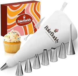 BakeBuddy Premium Spritzbeutel Set (11-teilig) -