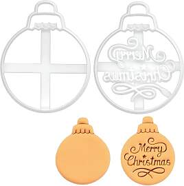 BAKERLOGY Sat von 2 Weihnachtskugeln
