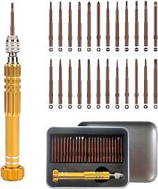 BAKESHU 24 in 1 Mini Schraubendreher Set, kleiner