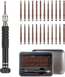 BAKESHU 24 in 1 Mini Schraubendreher Set, kleiner