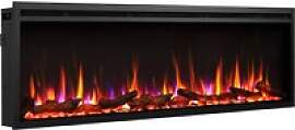 Balderia Elektrischer-Kamin Atlanta EF288B schwarz 
