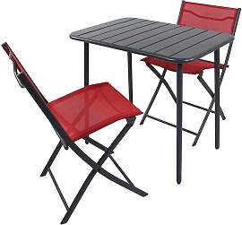 Balkonset Gartentischset - platzsparend kompakt