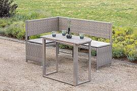 Balkonset MERXX "Balkon", grau (grau,