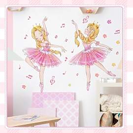 Ballerina Wandaufkleber Dekorationen, Wandtattoo