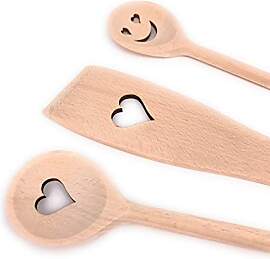 Balna Kochlöffel Set Holzkochlöffel Kochlöffel