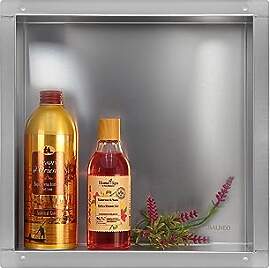 Balneo Wall-Box NO Rim - Chrom Nische Edelstahl -