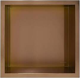 Balneo WALL-BOX ONE - Kupfer Nische Edelstahl -
