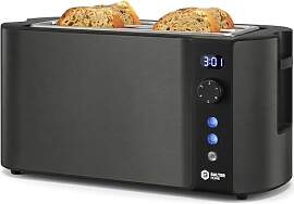Balter Toaster 4 Scheiben, Langschlitz, Edelstahl, 