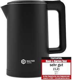 Balter Wasserkocher Edelstahl WK-4, 1,7 Liter,