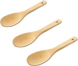 Bambus-Reisschaufel, 22,9 cm, antihaftbeschichtet, 