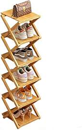 Bambus-Schuhregal – keine Montage erforderlich,
