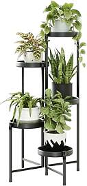 Bamworld Blumenständer Metall 5 Ebenen, Modernes