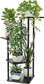 Bamworld Blumenständer Schwarz –