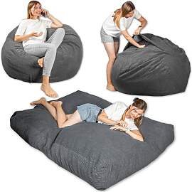 bananair - Sitzsack Bett XXL, Verwandelt Sich