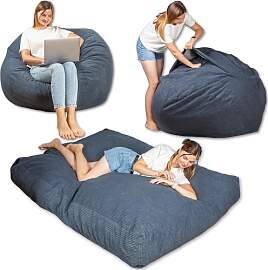 bananair - Sitzsack Bett XXL, Verwandelt Sich