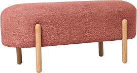 Bank Dayla aus Boucle-Stoff, modern skandinavisch, 