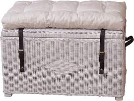 Bankauflage, beige (creme), B:45cm, Baumwolle,
