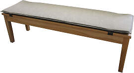 Bankauflage für Sitzbank ohne Rückenlehne 160 cm 