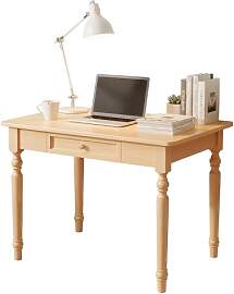 BaoBaJiu Schreibtisch Massivholz Vintage 80x60 cm