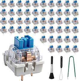BAODBF 50 Stück Blaue Mechanische