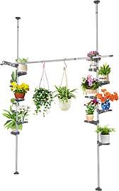 BAOYOUNI Teleskop Blumenregal Innen Pflanzenregal
