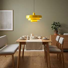 BARCELONA LED Pendelleuchte MACARRON Gelb