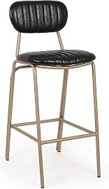 Barhocker Addy aus Kunstleder, Retro Chic Design