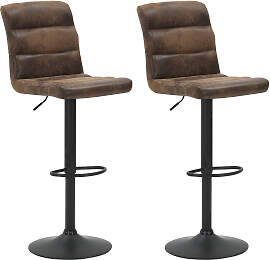 Barhocker BYLIVING "PHIL", braun, B:42cm 