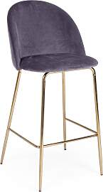 Barhocker Carry 2er-Set aus Samt, modern