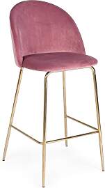 Barhocker Carry 2er-Set aus Samt, modern