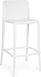 Barhocker Chloris 4er-Set aus Kunststoff, modernes 