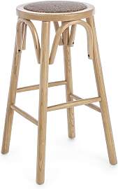Barhocker Circle aus Ulmenholz, klassischer