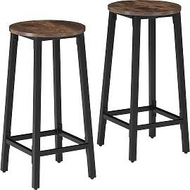 Barhocker Corby - Industrial Holz dunkel,