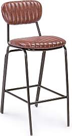 Barhocker Debbie aus Kunstleder, Retro Chic Design 