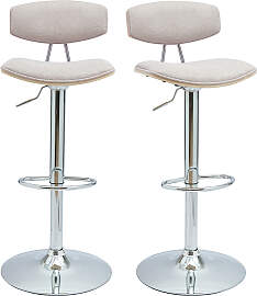 Barhocker-Design, verstellbar, Textur Beige