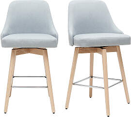 Barhocker HASTA skandinavisches Design hellgrauer