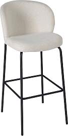 Barhocker in Beige/Schwarz