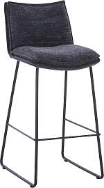 Barhocker in Schwarz/Dunkelgrau