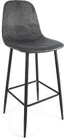Barhocker Irelia 2er-Set aus Samt, modern,